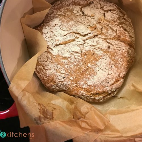 No Knead Dutch Oven Bread • The Healthy Foodie